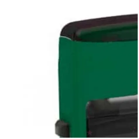 pieczatka z napisem zaplacono gotowka dziekujemy zielona 38 x 14 mm