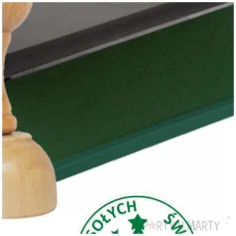 pieczatka z tuszem wesolych swiat choinka zielona 40mm