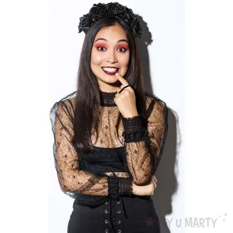 pierscionki punk rock czarny rozm l xl 4 szt