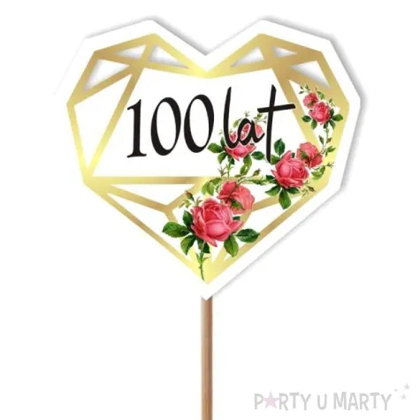 pik ozdobny 100 lat 24 cm