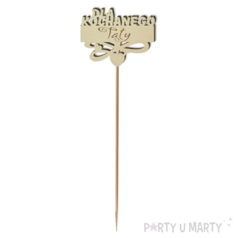 pik ozdobny dla kochanego taty drewno 23 cm