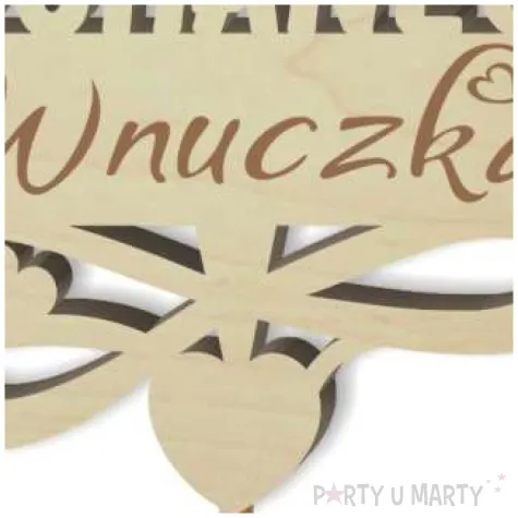 pik ozdobny dla kochanego wnuczka drewno 23 cm