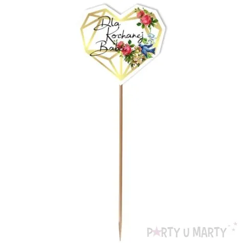 pik ozdobny dla kochanej babci 24 cm