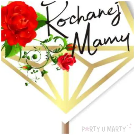 pik ozdobny dla kochanej mamy 24 cm
