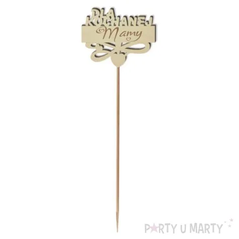pik ozdobny dla kochanej mamy drewno 23 cm