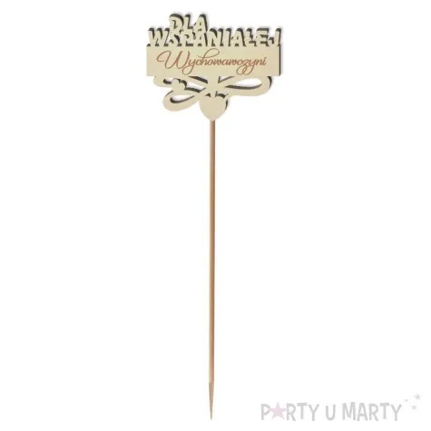 pik ozdobny dla wspanialej wychowawczyni drewno 23 cm