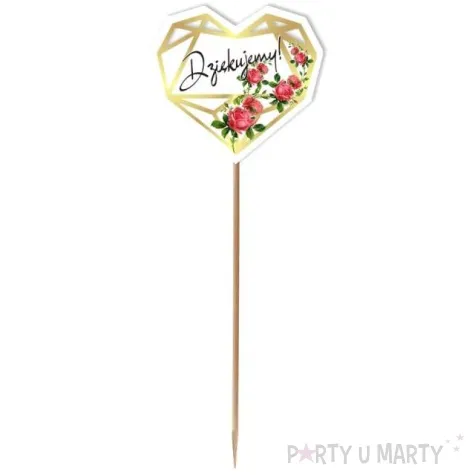 pik ozdobny dziekujemy 24 cm