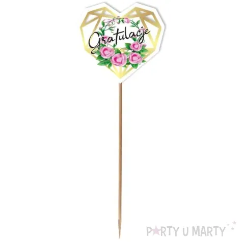 pik ozdobny gratulacje 24 cm