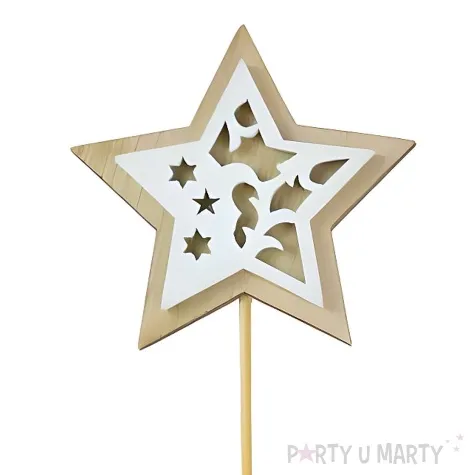 pik ozdobny gwiazdka rzezbiony arpex 28 cm