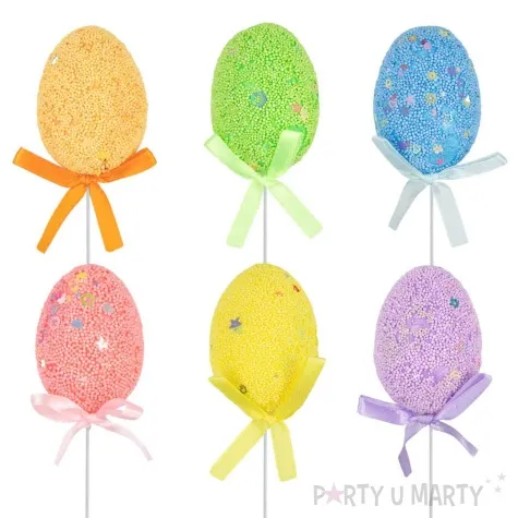 pik ozdobny jajka pisanki partypal 22 5 cm 6 szt