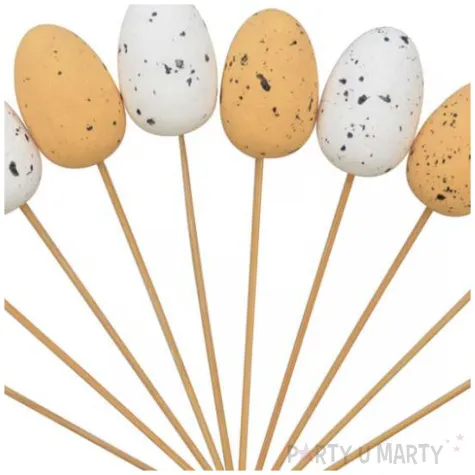 pik ozdobny jajka przepiorcze nakrapiane arpex 28 cm 10 szt