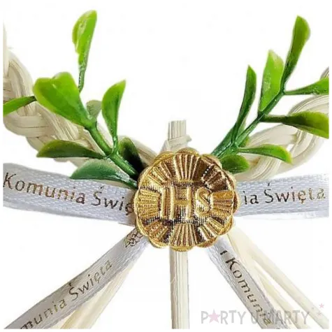 pik ozdobny komunia swieta serce rattanowe ihs deco mariage 30 cm