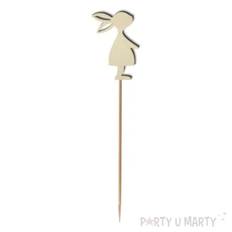 pik ozdobny kroliczek dziewczynka drewno 24 cm