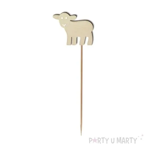 pik ozdobny owieczka mala drewno 23 cm