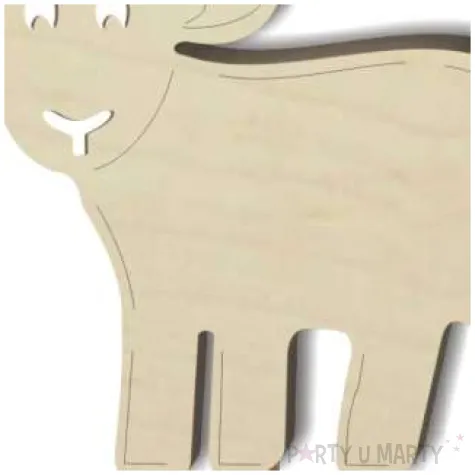 pik ozdobny owieczka mala drewno 23 cm