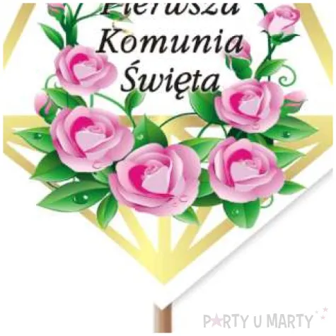 pik ozdobny pierwsza komunia swieta 24 cm