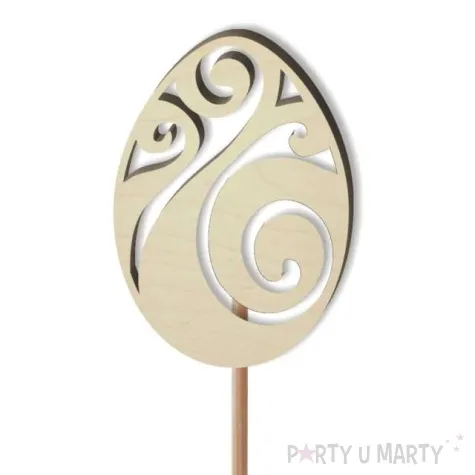 pik ozdobny pisanka wywijaska drewno 23 cm