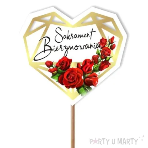 pik ozdobny sakrament bierzmowania 24 cm