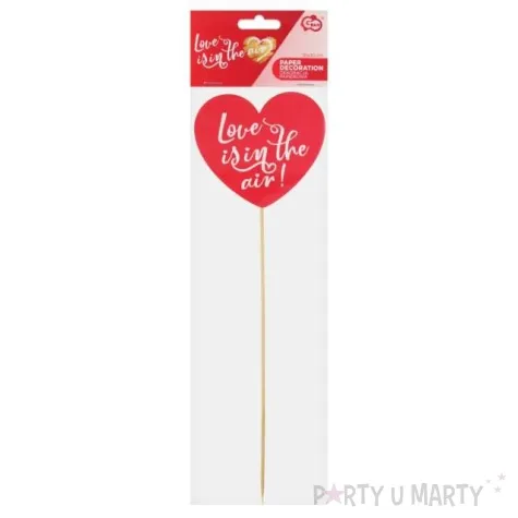 pik ozdobny serce love is in the air czerwony godan 30 cm