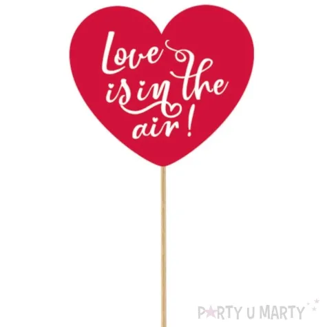 pik ozdobny serce love is in the air czerwony godan 30 cm