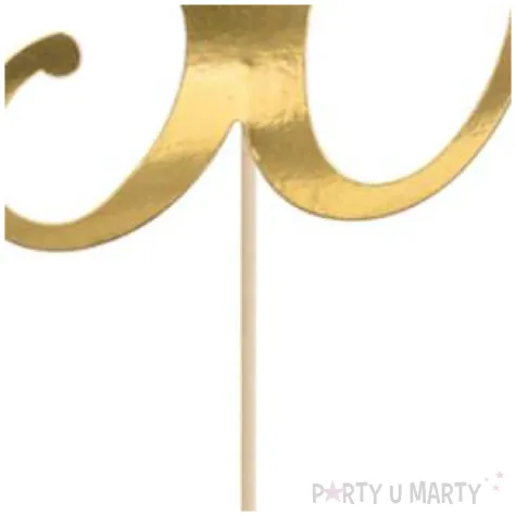 piker liczba 30 zloty partydeco 20 5 cm