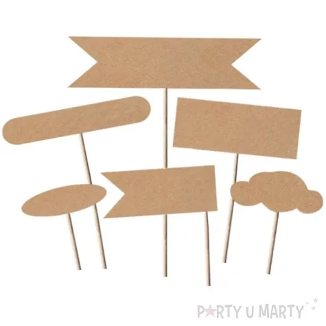 piker wlasny napis kraftowy arpex 9 szt