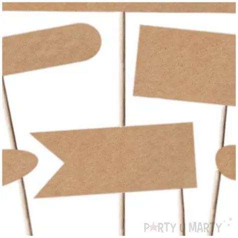 piker wlasny napis kraftowy arpex 9 szt