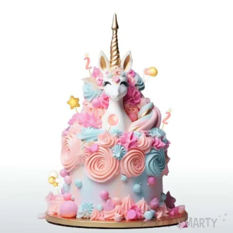 pikery 2 urodziny baloniki rozowy 6 szt