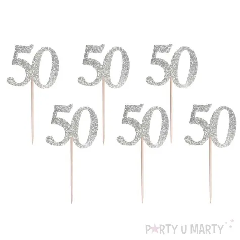 pikery 50 urodziny classic srebrne godan