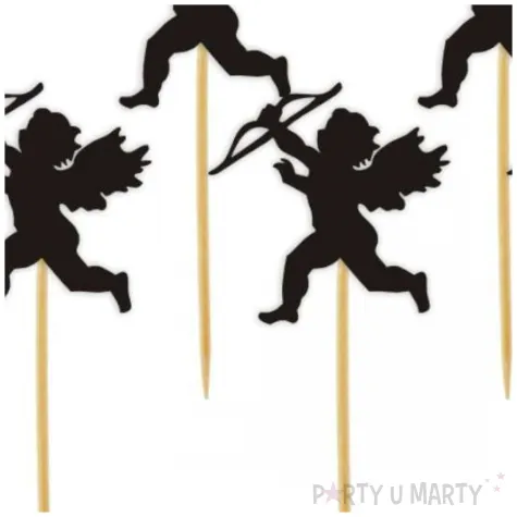 pikery amor z lukiem czarne 6 szt