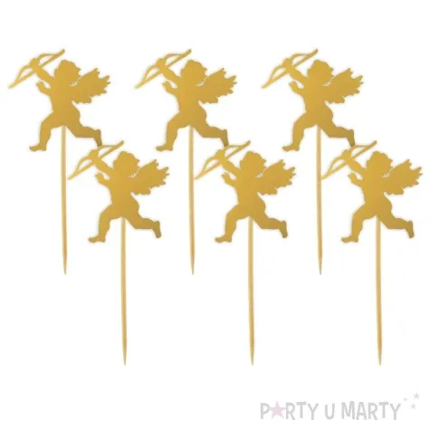 pikery amor z lukiem zlote 6 szt