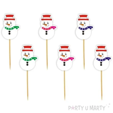 pikery balwanki w szalikach mix 6 szt