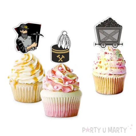 pikery barborka gornik czako i wagonik 6 szt