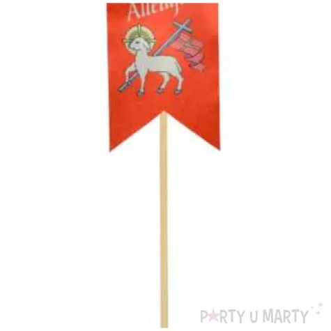 pikery choragiewka wielkanocna baranek z krzyzem czerwona arpex