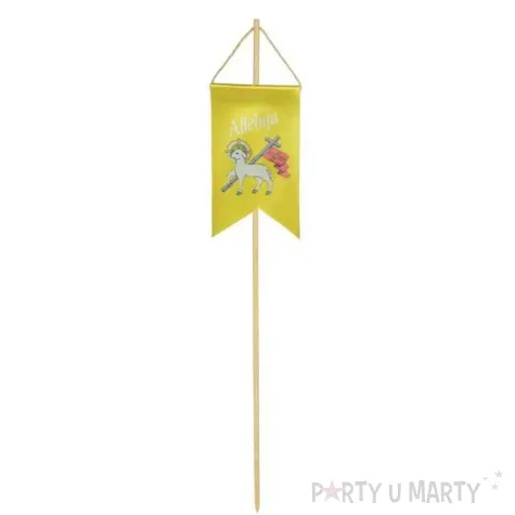 pikery choragiewka wielkanocny baranek z krzyzem zolta arpex