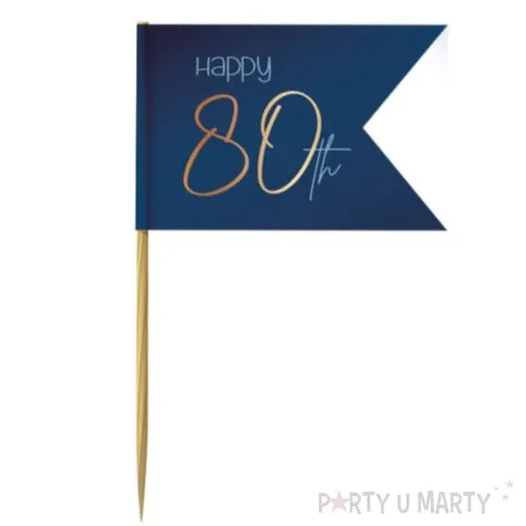 pikery choragiewki 80 granatowe folat 36 szt