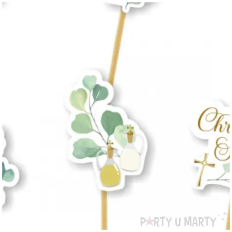 pikery chrzest swiety eukaliptus beauty 8 cm 6 szt