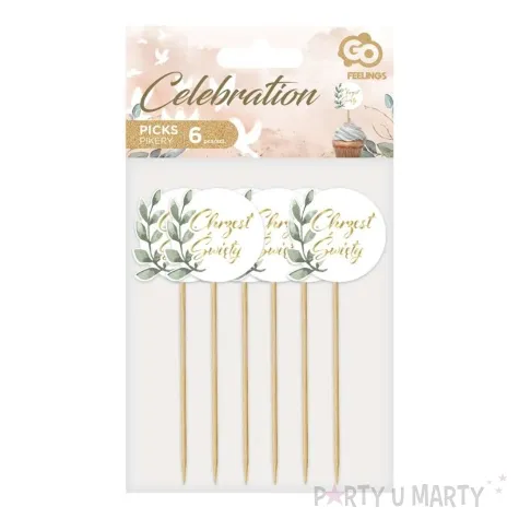 pikery chrzest swiety galazka oliwna godan 6 szt