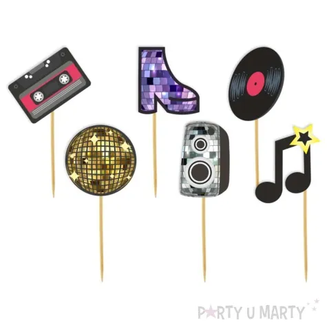 pikery disco zlota kula mix 6 szt