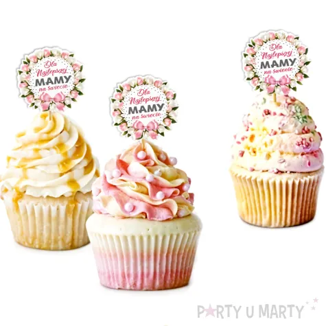 pikery dzien matki dla najlepszej mamy na swiecie 6 szt