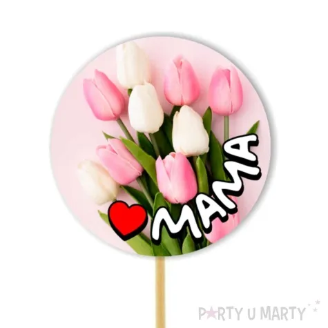 pikery dzien matki mama i tulipany 6 szt