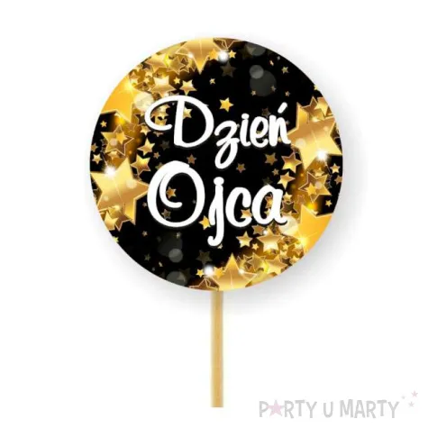 pikery dzien ojca gwiazdki zlote 6 szt