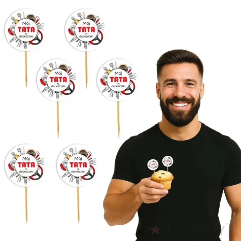 pikery dzien ojca moj tata to debesciak 6 szt