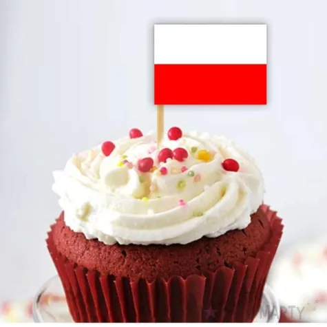 pikery flagi panstw polska 6 szt