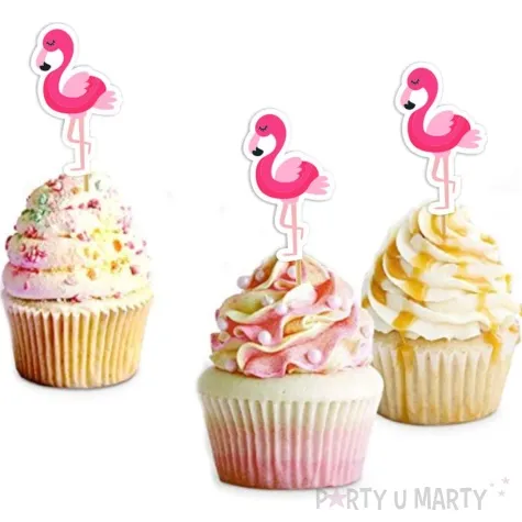 pikery flamingi 6 szt