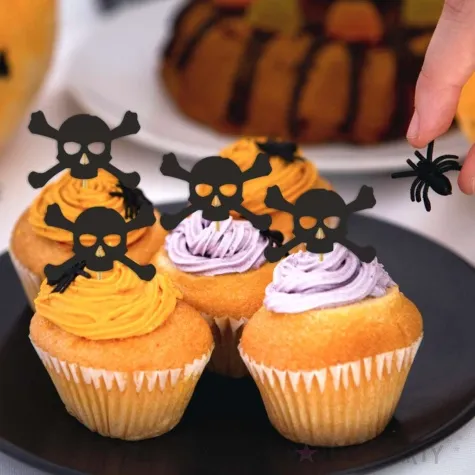 pikery halloween czaszki 6 szt