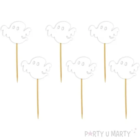 pikery halloween duszki biale 6 szt