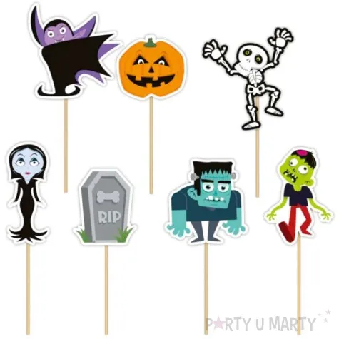 pikery halloween monsters partypal 7 szt