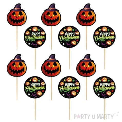 pikery happy halloween male potwory guirca 12 szt