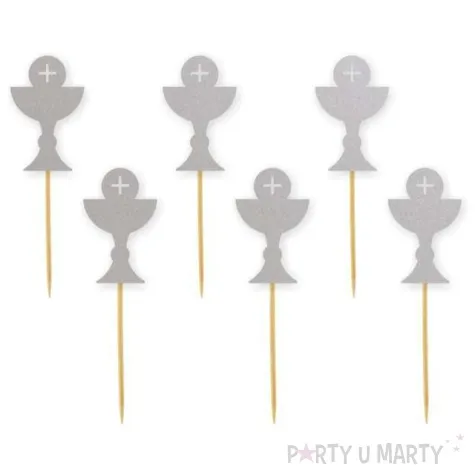 pikery hostia srebrne 6 szt